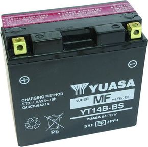 аккумулятор YUASA YT14B-BS 12А аккумулятор YUASA YT14B-BS 12А