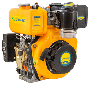 Sadko DE-300E дизельный двигатель 6 л.с. (шпонка 25.4мм) электростартер Sadko DE-300E дизельный двигатель 6 л.с. (шпонка 25.4мм) электростартер