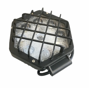 Фара дополнительная светодиодная влагозащитная - 9 LED с креплением шестигранная c решеткай Фара дополнительная светодиодная влагозащитная - 9 LED с креплением шестигранная c решеткай