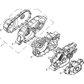 Корпус вариатора в сборе CFMOTO CFORCE 800/850 ZForce 800 UForce 800 Корпус вариатора в сборе CFMOTO CFORCE 800/850 ZForce 800 UForce 800