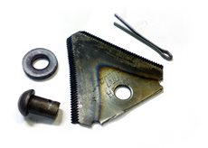 Нож роторной косилки L62мм (сегмент) 