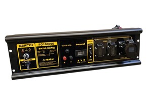 Панель в сборе с силовой розеткой и счетчиком моточасов 4-8кВт