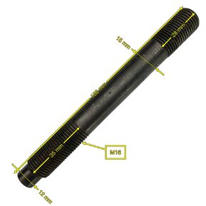 Шпилька головки блока М16 L135