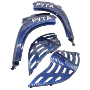 Пластик боковой задний (л+п) синий для электровелосипеда Fada РУТА