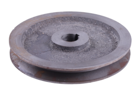 Шкив гидравлического насоса 1ручейный 147мм под вал 20мм профиль В