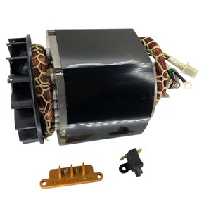 Статор в сборе с ротором 120мм для генератора (короткий конус)