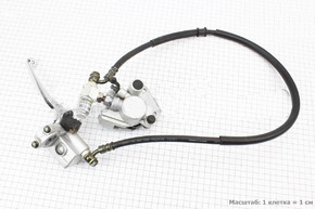 Тормозная система передняя в сборе однопоршневая+ABS