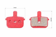 Тормозные колодки Disk-brake красные YL1059